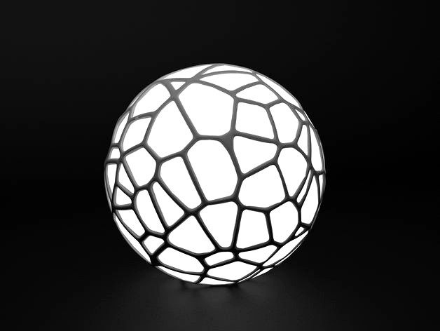 Voronoi lamp 2 by Markellov