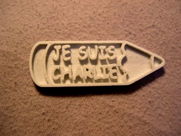 Crayon Je Suis CHARLIE by Treleau