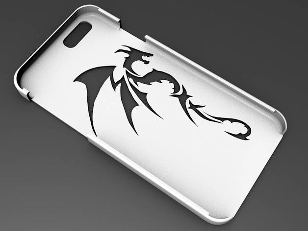 iPhone 6 Basic Case tribal dragon by TomasLA