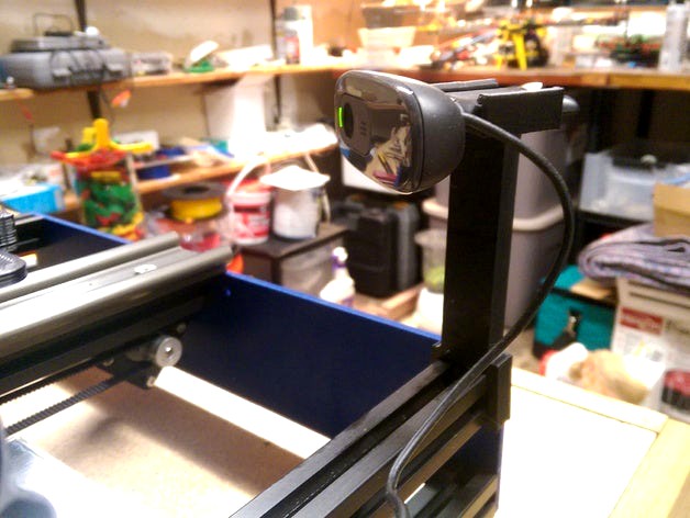 Logitech C270 Camera Mount for 20mm Extrusions by RobD1279