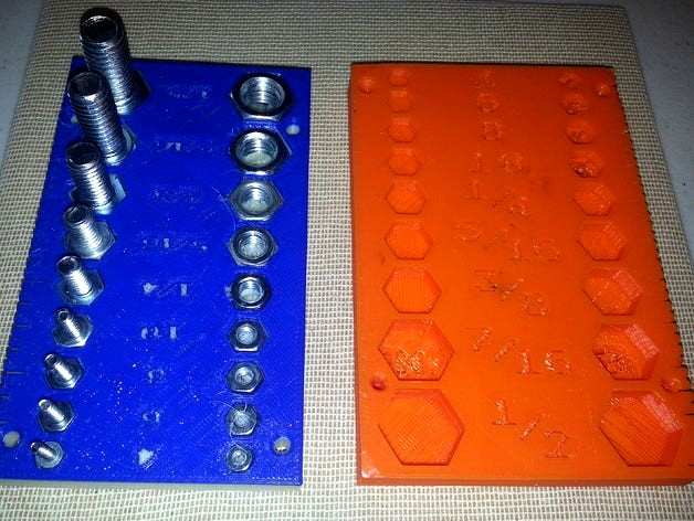 Bolt and nut sizer by SashimiTabernacleChoir
