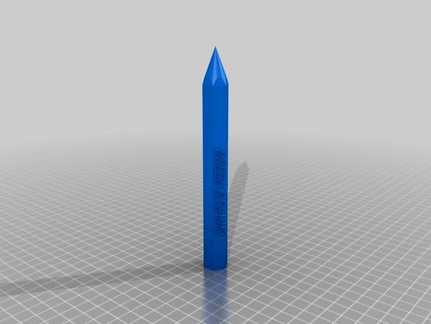 Pencil CHARLIE HEBDO by Jesustabakko