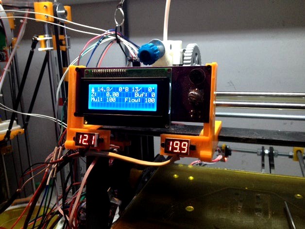 LCD mount for Orca v4x by 3daybreaker