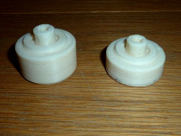 Toilet Flush Button (TALLER) by bathrobotics