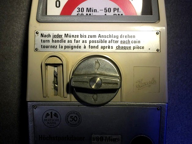 Kienzle Parking meter - Easy Window Replacement Kit by GigaGremlin