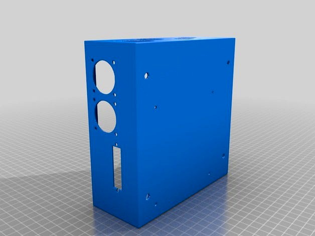 Electronics Enclosure & Cover for Lulzbot Taz 4 by TechsavvyCNC