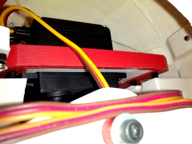 Servo Size Adaptor (parametric scad) by lowlight