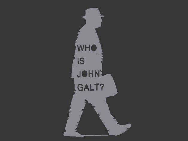 Who Is John Galt? Bookmark by south2012