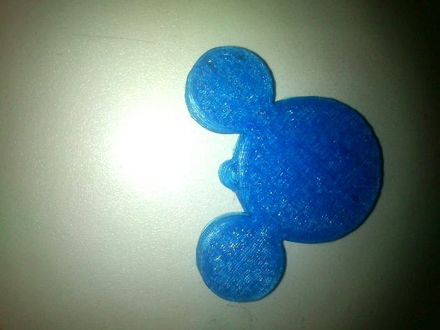 Simple Mickey necklace by lnavarrotorres91