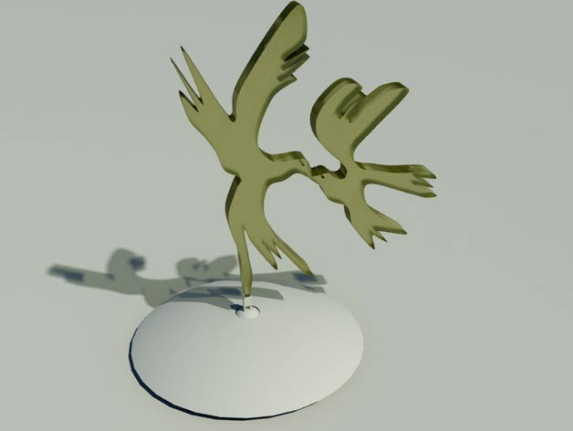 birds ornament by alavanimation