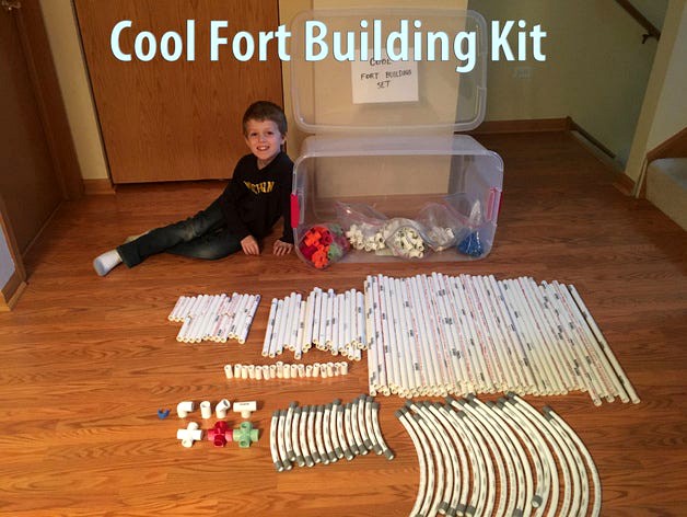 Fort Building Kit Like "Fort Magic" by getOrvillized