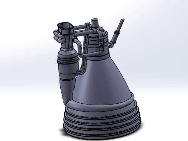 F1 Rocket Engine by ThatLukeGuy