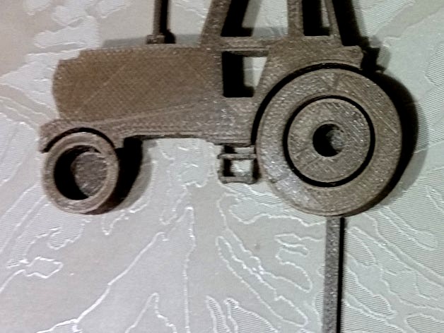 Tractor Cake Topper by grgsaliba