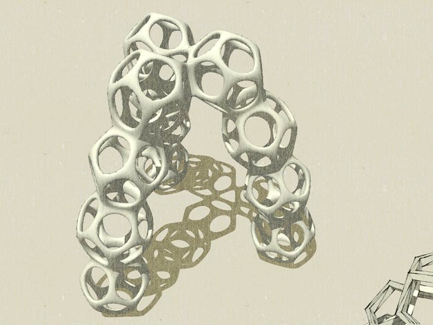 Dodecahedral Tripod by Fredbartels