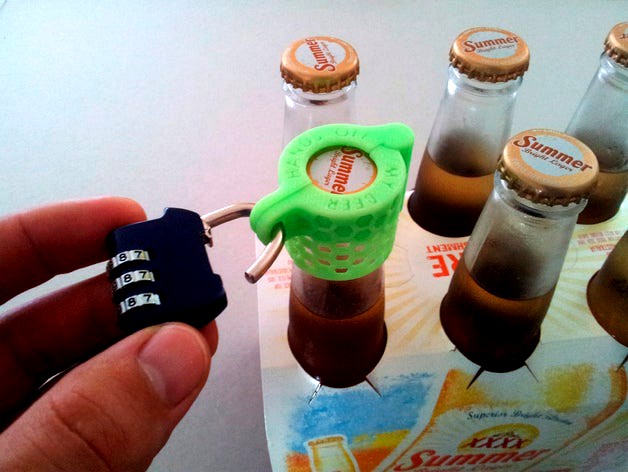 Beer Bottle Lock by edditive