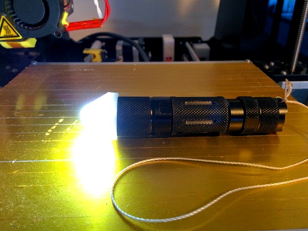 Parametric Torch / Flashlight Diffuser by macropin