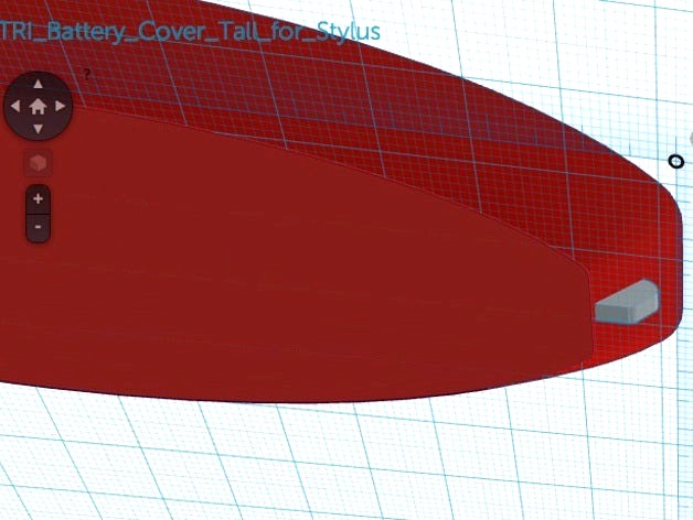 TRI-Copter modified Battery Cover and Bottom Frame for easy KK Mini mounting and setup, incl. a concealed Stylus pen by lemuba