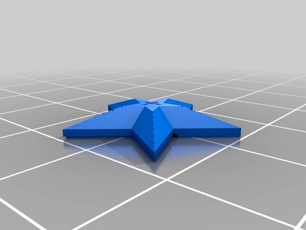 Julestjerne af 2 ens halvparter by jtmcelf