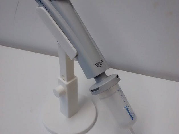 Height adjustable pipette stand by janh