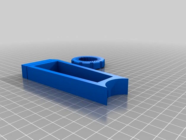 A Solidoodle Easier Spool Mount by Tahoe