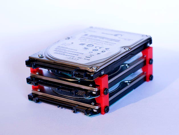 SSD Stackers - 2.5" HDDs work too! (Previously "Dual SSD Stackers") by ryang3d