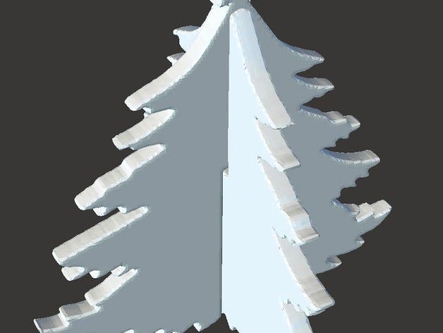 Christmas Tree Ornament - Tree 2.5D  by 3d-decoratie