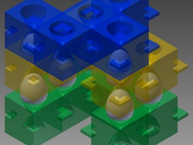 Universal Stacking Egg Carton by EvanRB