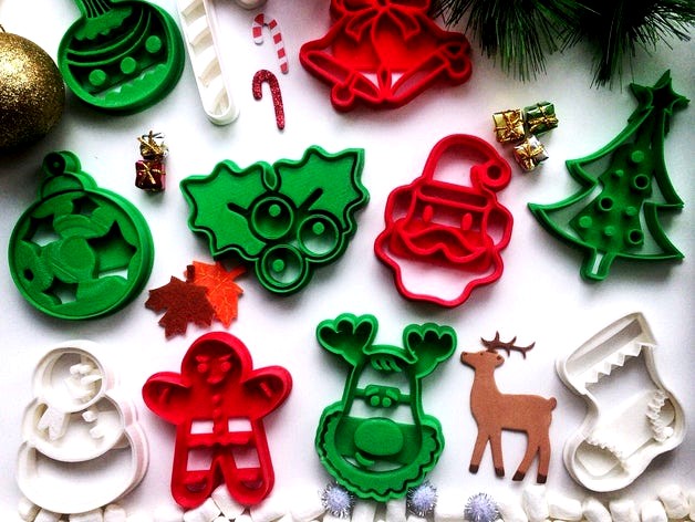 Christmas Sock Cookie Cutter by OogiMe