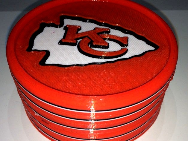 Kansas City Chiefs Coaster by spondoro