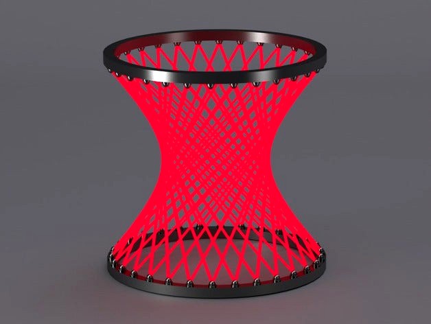Hyperboloid created in PARTsolutions by Dape