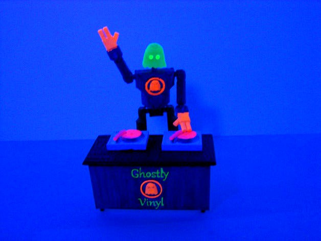 #GhostlyVinyl Robot DJ by 3dDesignPrint