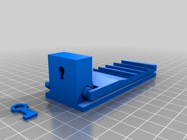 Door wedge lock 2 didn't print by WillandMrData2