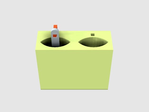 Door mounted Popsicle Maker and thawing model included #IceBoxChallenge by glbellic