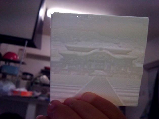 Shuri Castle Lithopane by tamanyo