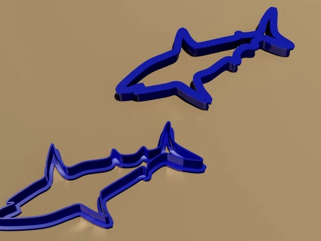 shark cookie cutter by alavanimation