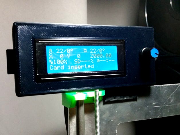 Reprap Discount LCD case by Thirkell