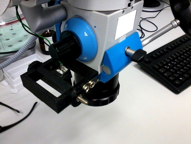 Laserpointer attachment for surgical microscope by Hattusili