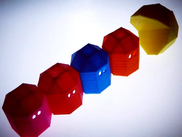 PacMan Chasing Ghosts by mathcraft