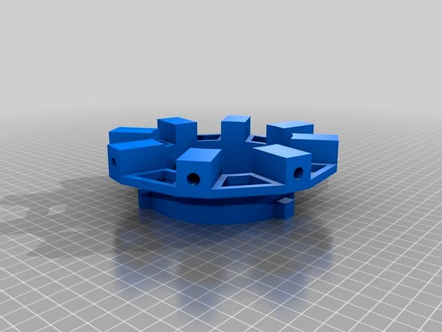 Bowens mount for DIY Octagonal softbox REV. 3.0  by SlavaPHP