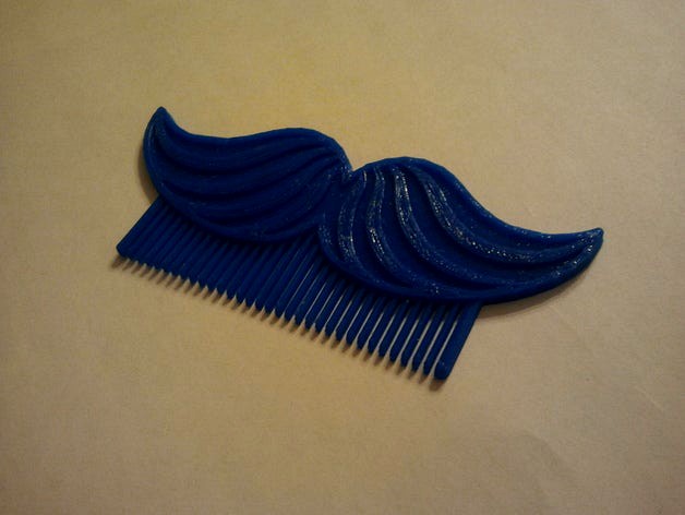 Moustache comb by borodunzel