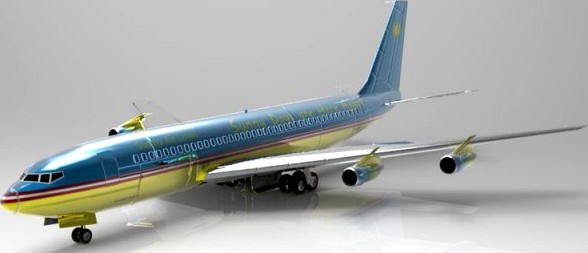 Aircraft 707 3D Model