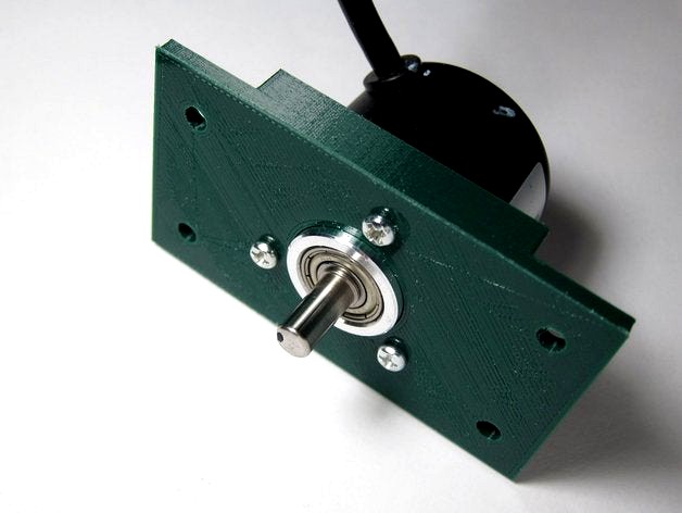 Bracket for Rotary Encoder by jbeale