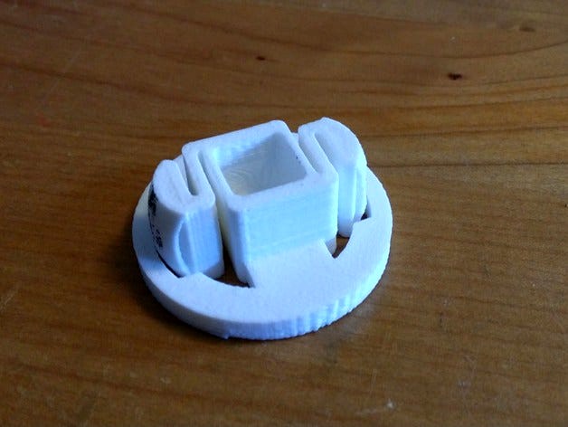 Type A Machines 2014 Series 1 Smaller Spool Holder for new filament feeding system. by ryang3d