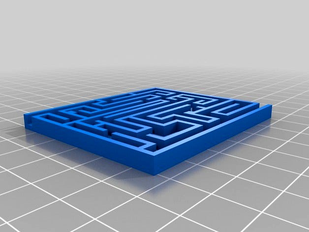 3D Tin Maze by DotCombo