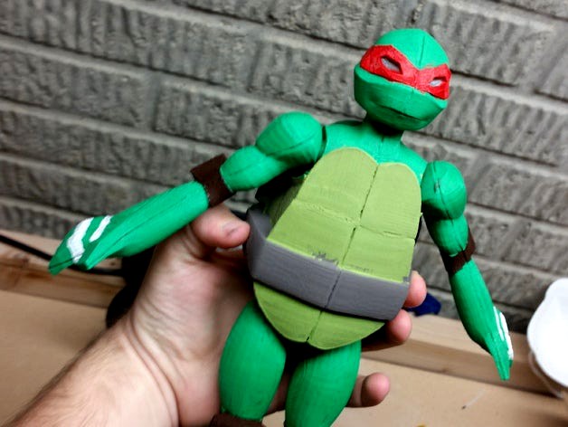 Ninja Turtle Action Figure by myxibrium