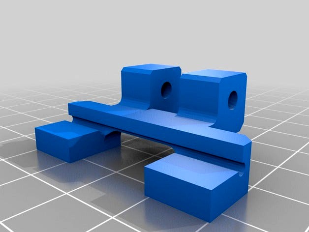 Bracket for cooling duct to glue into x-carriage by tom4cad