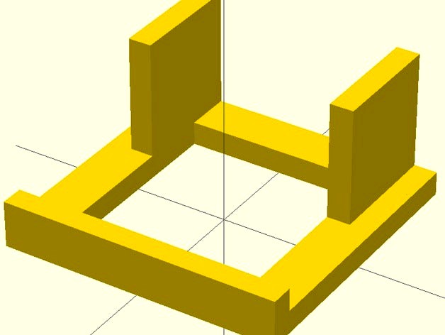 Moto X cell phone stand - landscape orientation by danrubel