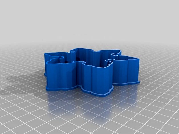 Fleur de lis 4in x1mm.stl by SabrinaLeaf