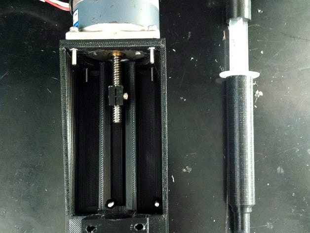 Nicks linear actuator paste extruder by nicksears