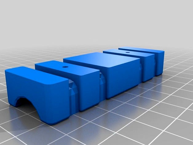 double linear bearing mount by amosi